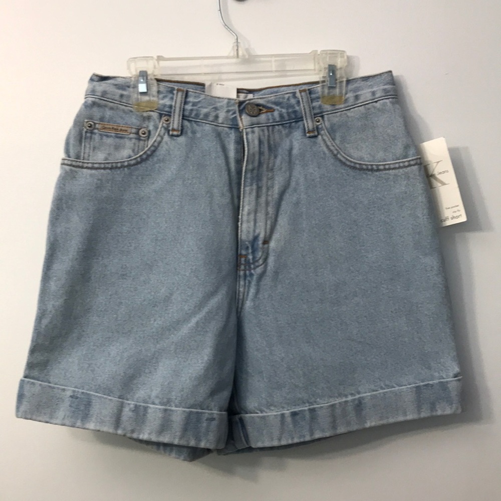 Calvin Klein high waisted cuffed shorts